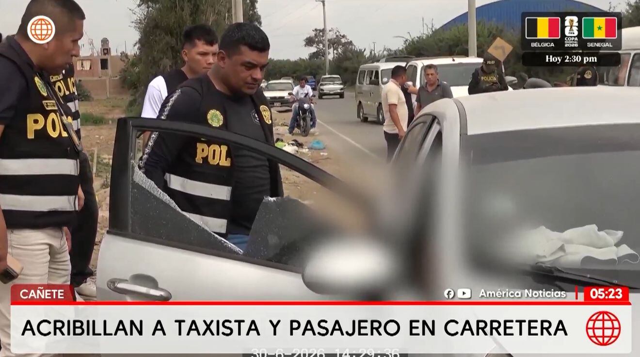 Doble asesinato en Cañete: sicarios atacan a taxista y pasajero entre Imperial y Quilmaná
