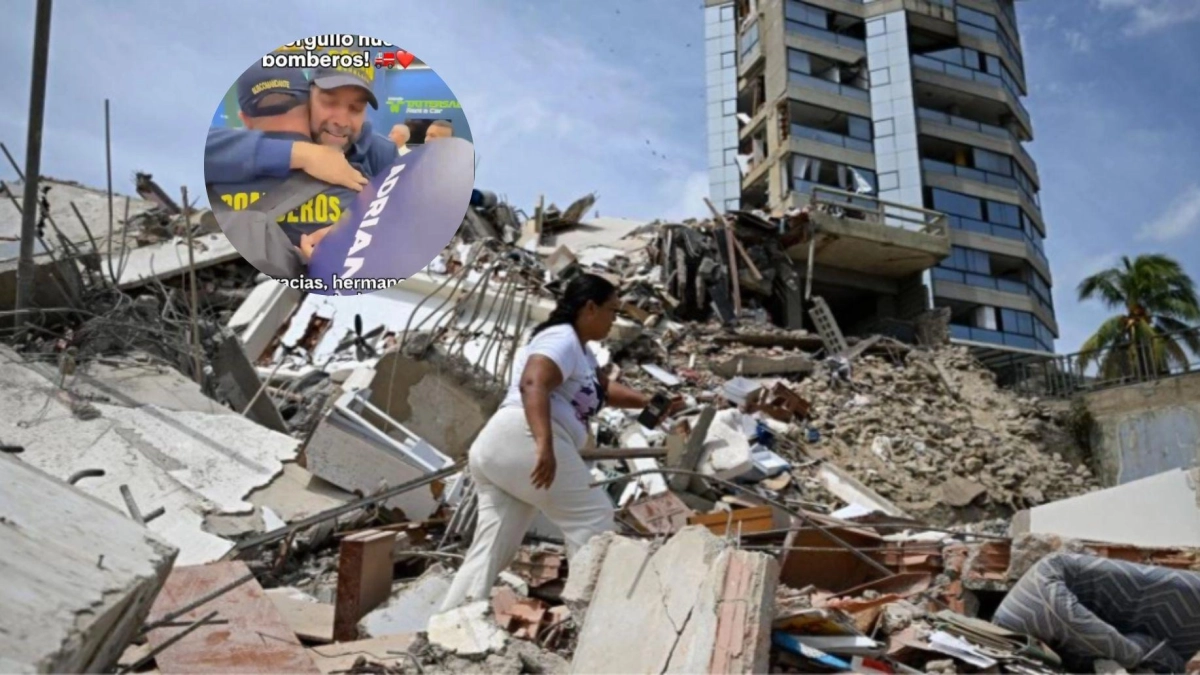 Bienvenida a 21 bomberos y un ingeniero de Medellín que escarbaron entre edificios en ruinas para rescatar a sobrevivientes de terremotos en Venezuela