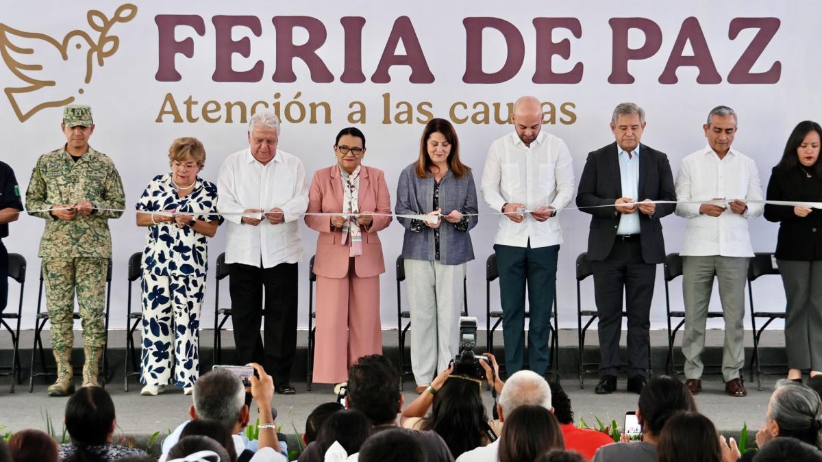 Inauguran Feria de la Paz en Cuernavaca para acercar servicios y combatir la violencia