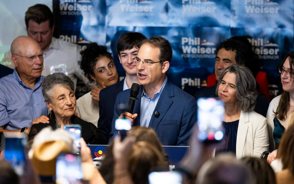 Colorado's pro-Israel, Jewish attorney general wins Democratic primary for governor