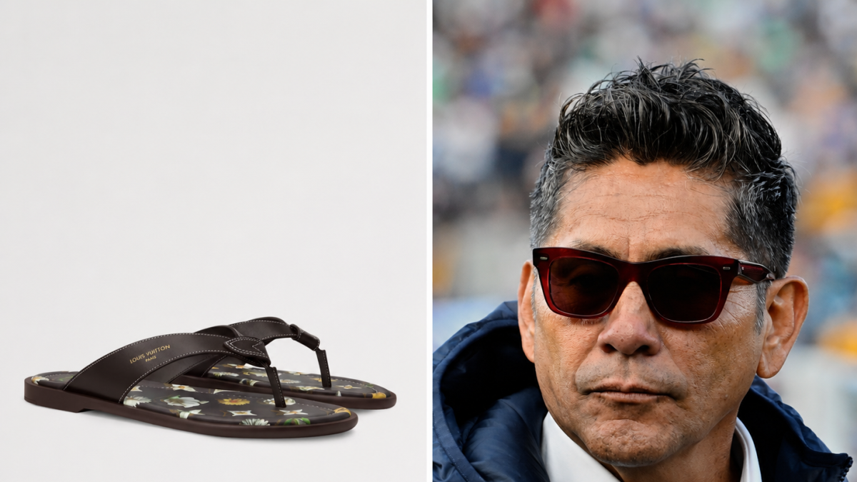¿Cuánto cuestan y cómo comprar las sandalias Louis Vuitton de Jorge Campos?