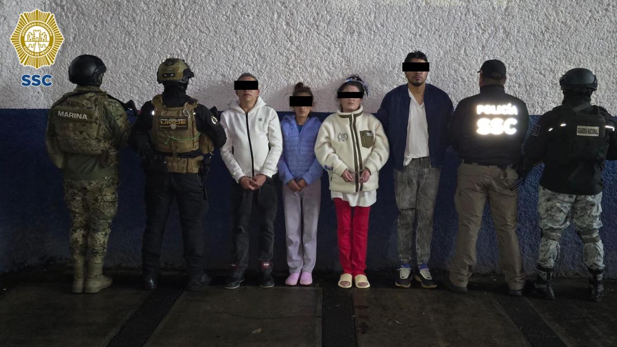 Caen cuatro integrantes de La Unión Tepito durante cateos en la Cuauhtémoc; dos son mujeres