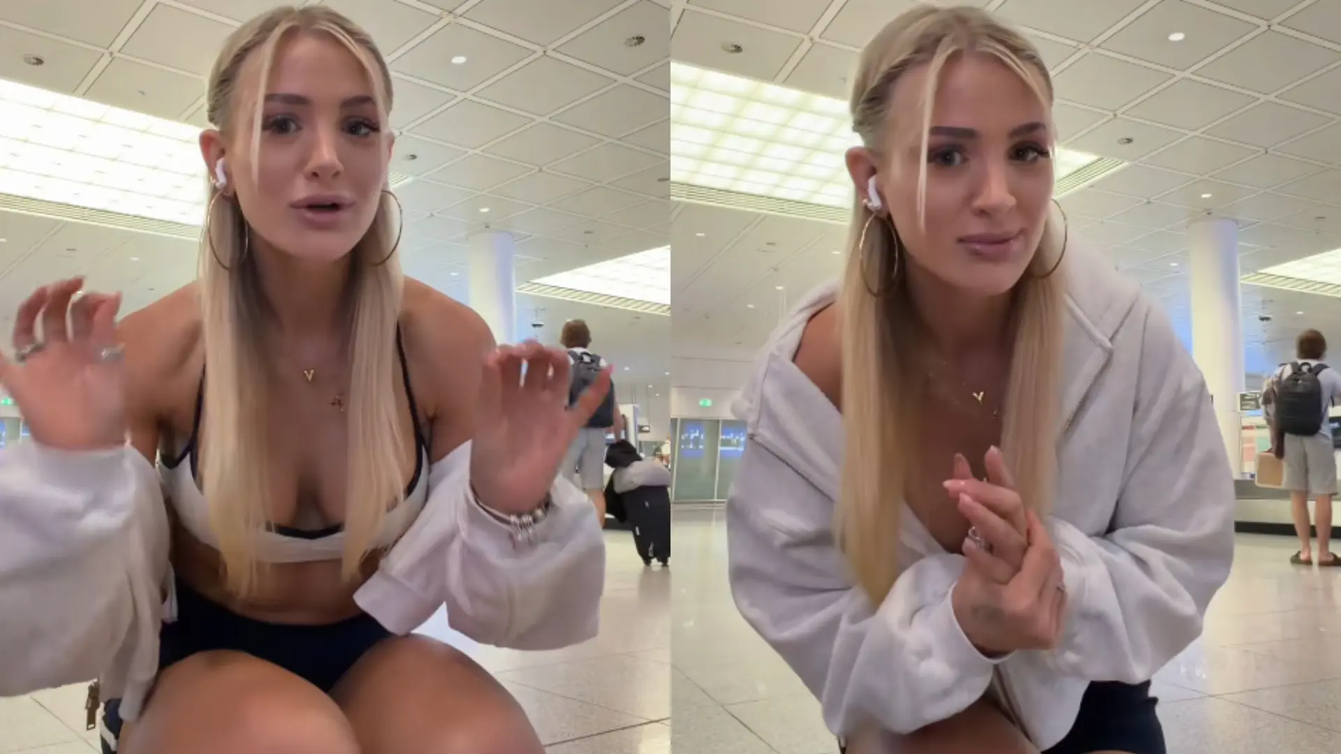 Una 'influencer' denuncia que una aerolínea prohibió que embarcara al considerar que iba "desnuda"