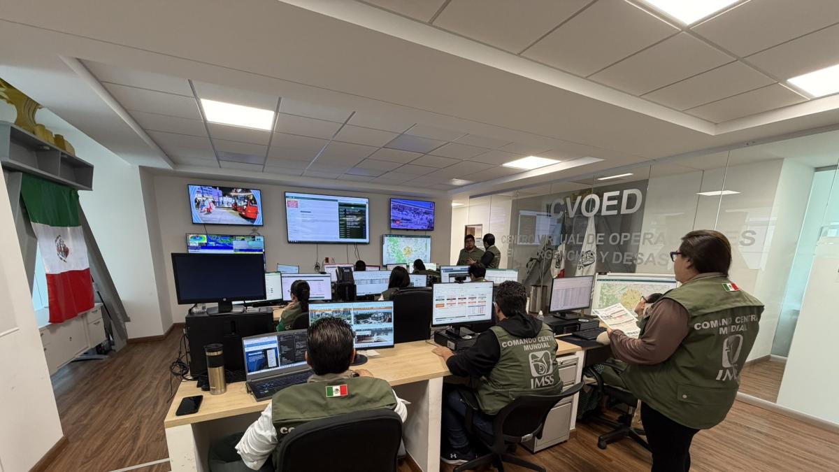 Durante Mundial se encuentra activo comando central del IMSS