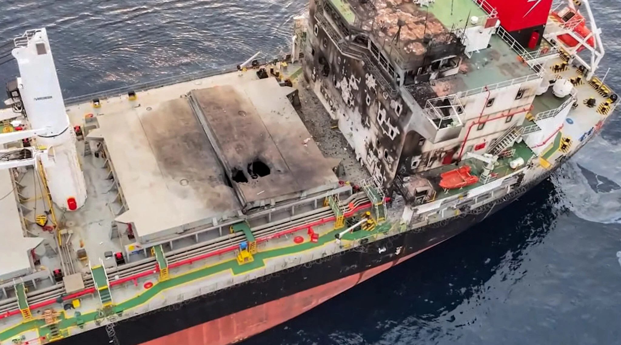 Cargo ship comes under fire off coast of Houthi-controlled Yemen