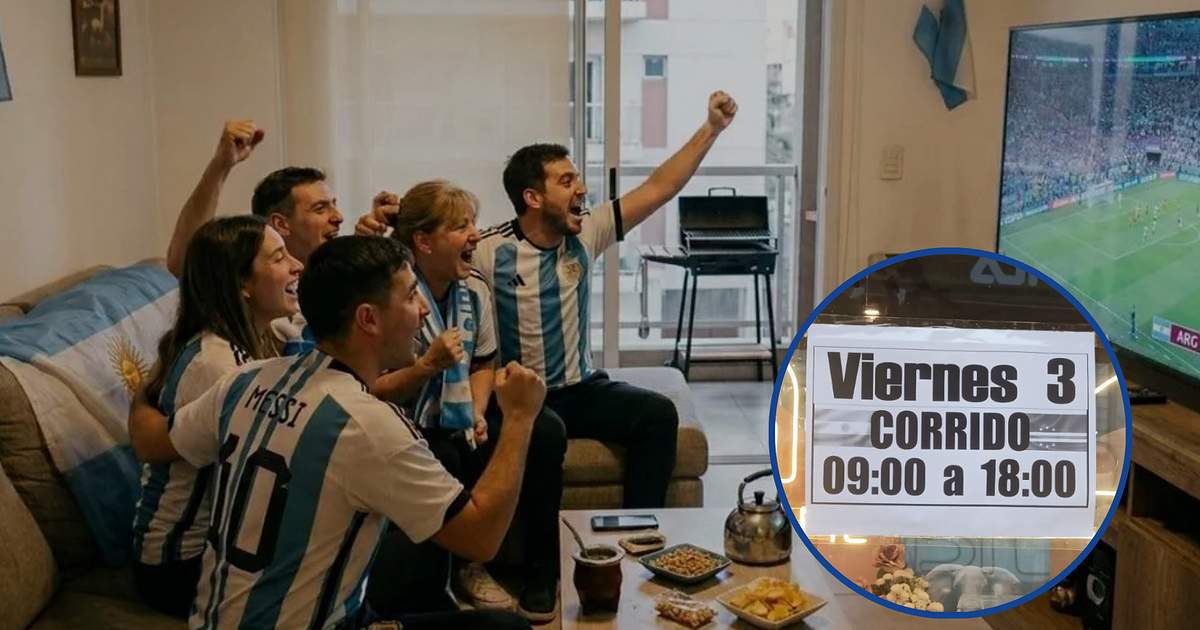 Efecto Mundial: locales céntricos de Corrientes cerrarán más temprano por el partido de Argentina