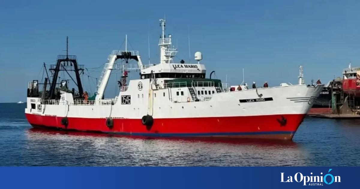 Puerto Deseado: intenso operativo en altamar para hallar a un tripulante que cayó del buque Luca Mario