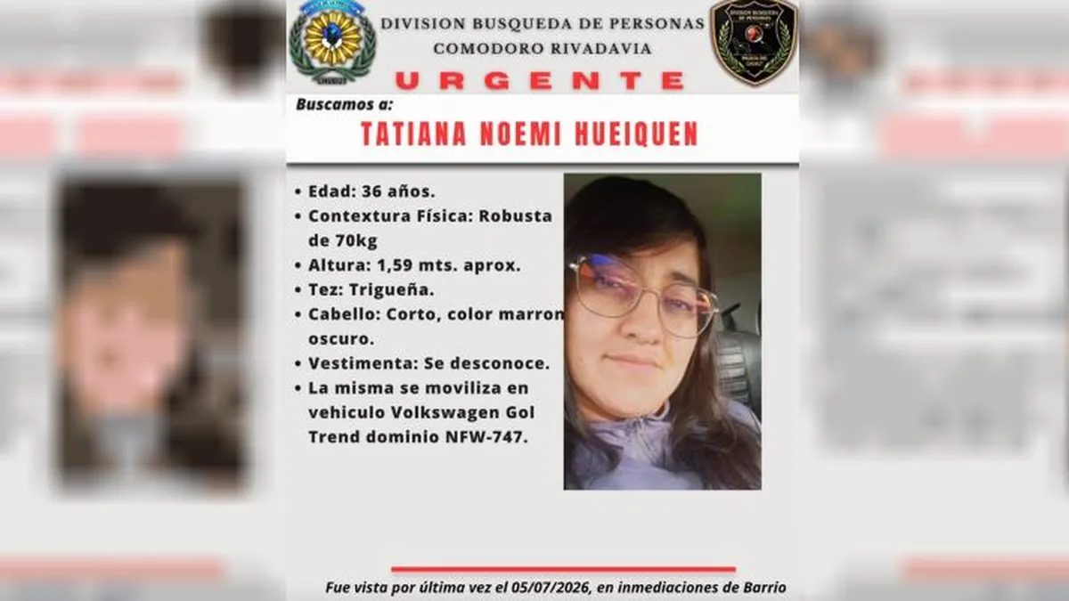 Preocupación por la desaparición de una mujer: activaron un operativo de búsqueda
