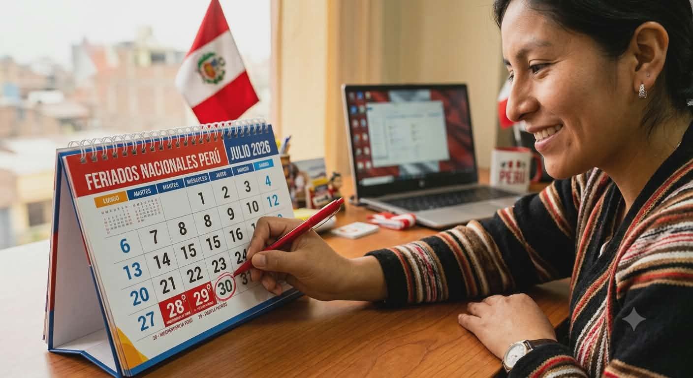 Julio 2026 llega con estos feriados: consulta el calendario oficial actualizado