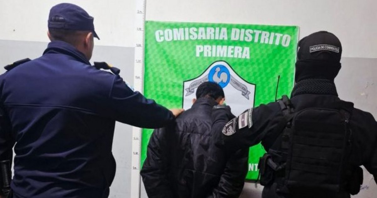 Corrientes: tras robar garrafas, confirmaron que tenía pronfoso prontuario