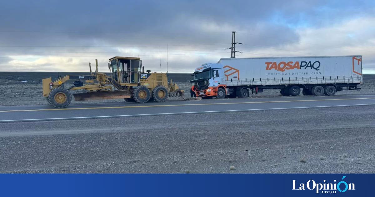 Vialidad asistió a transportistas varados en las rutas 281 y 47 por el temporal