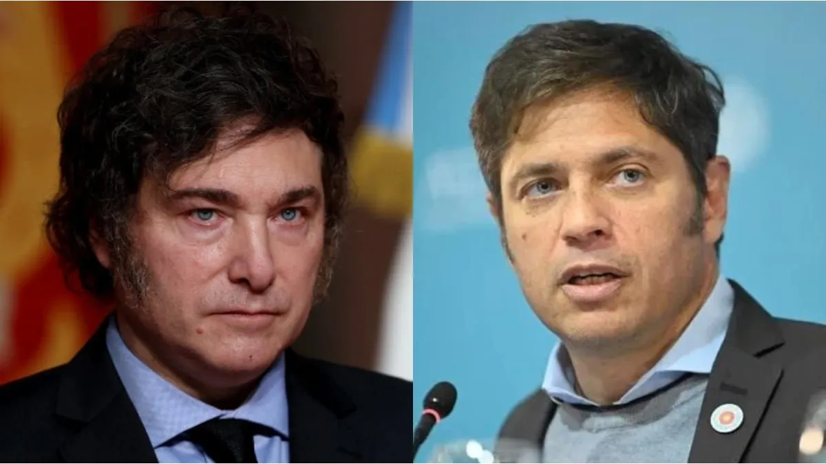 La imagen positiva de Javier Milei subió al 40%, mientras cayó la consideración de Axel Kicillof
