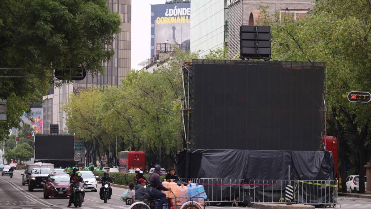 Ampliarán zona de pantallas sobre Reforma para "dar respiro" al Ángel