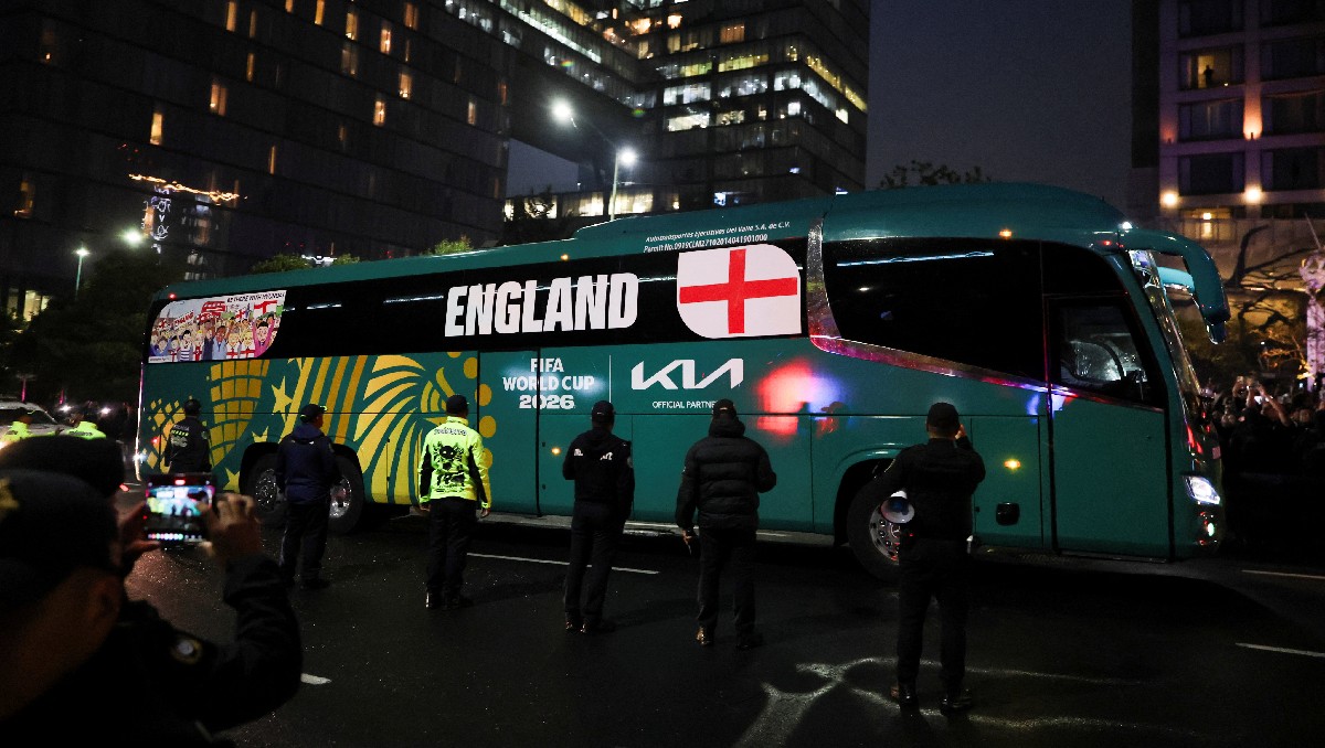 Así fue la llegada de la Selección de Inglaterra a México