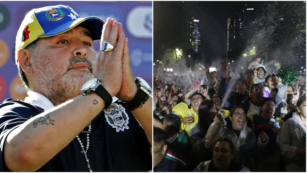 El repudiable cántico de los hinchas mexicanos contra Maradona que reavivó la rivalidad con Argentina: video