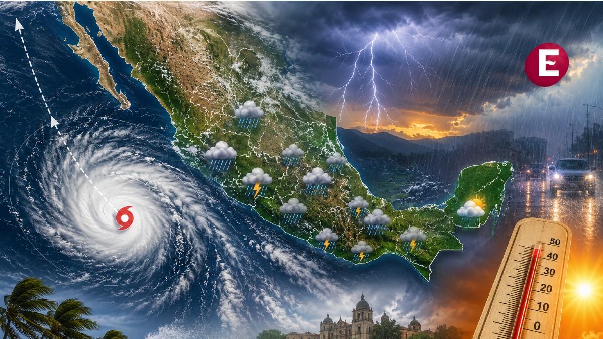 Se forma la depresión Cuatro-E en el Pacífico; prevén se convierta en la tormenta