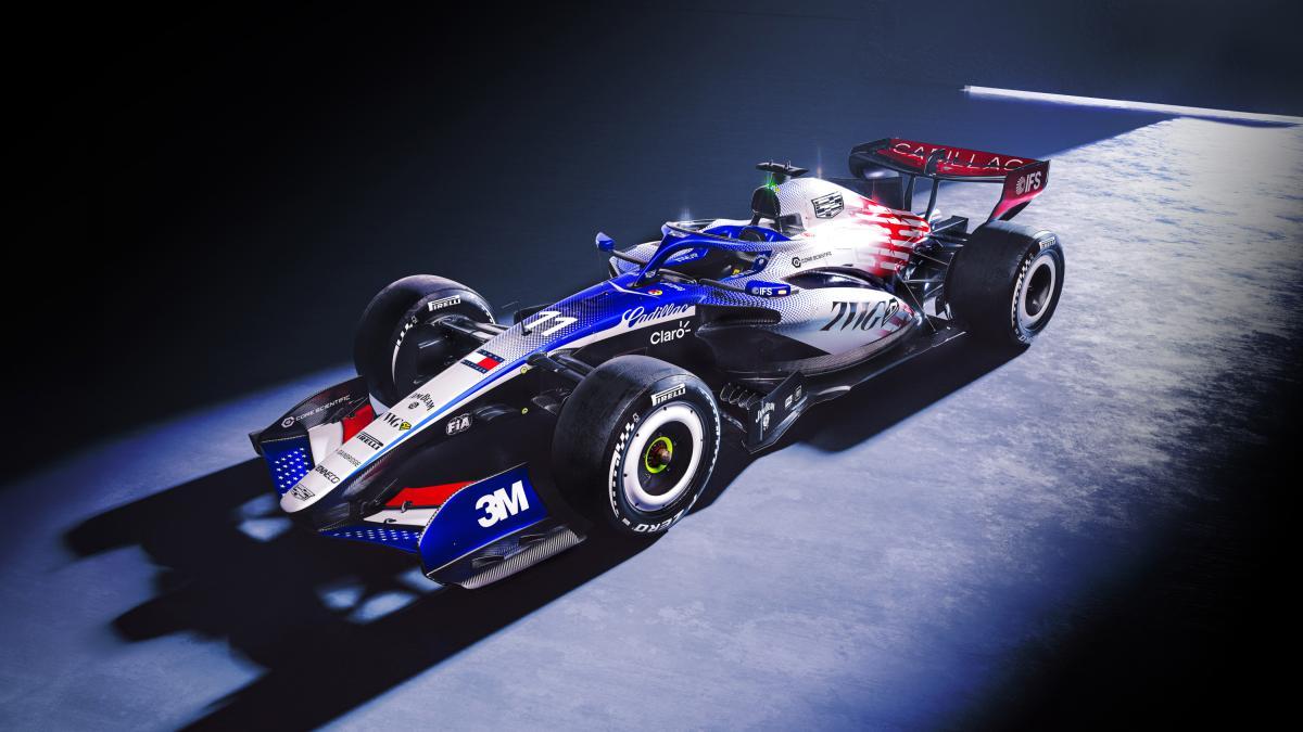 Cadillac estrena diseño patriótico para el auto de Checo Pérez en el GP de Gran Bretaña