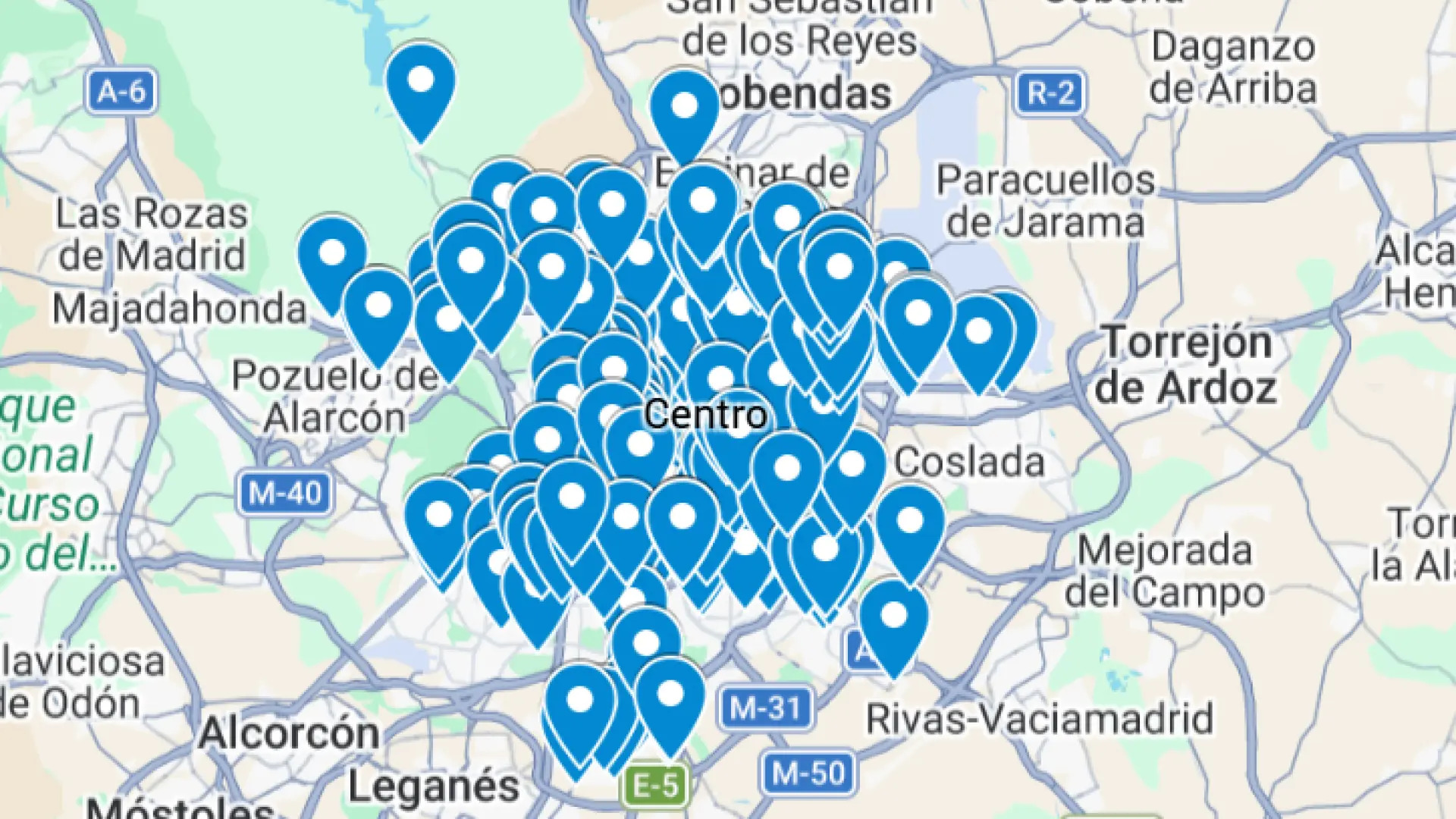 El mapa de la Operación Asfalto en Madrid: consulta las calles donde se realizan trabajos de pavimentación