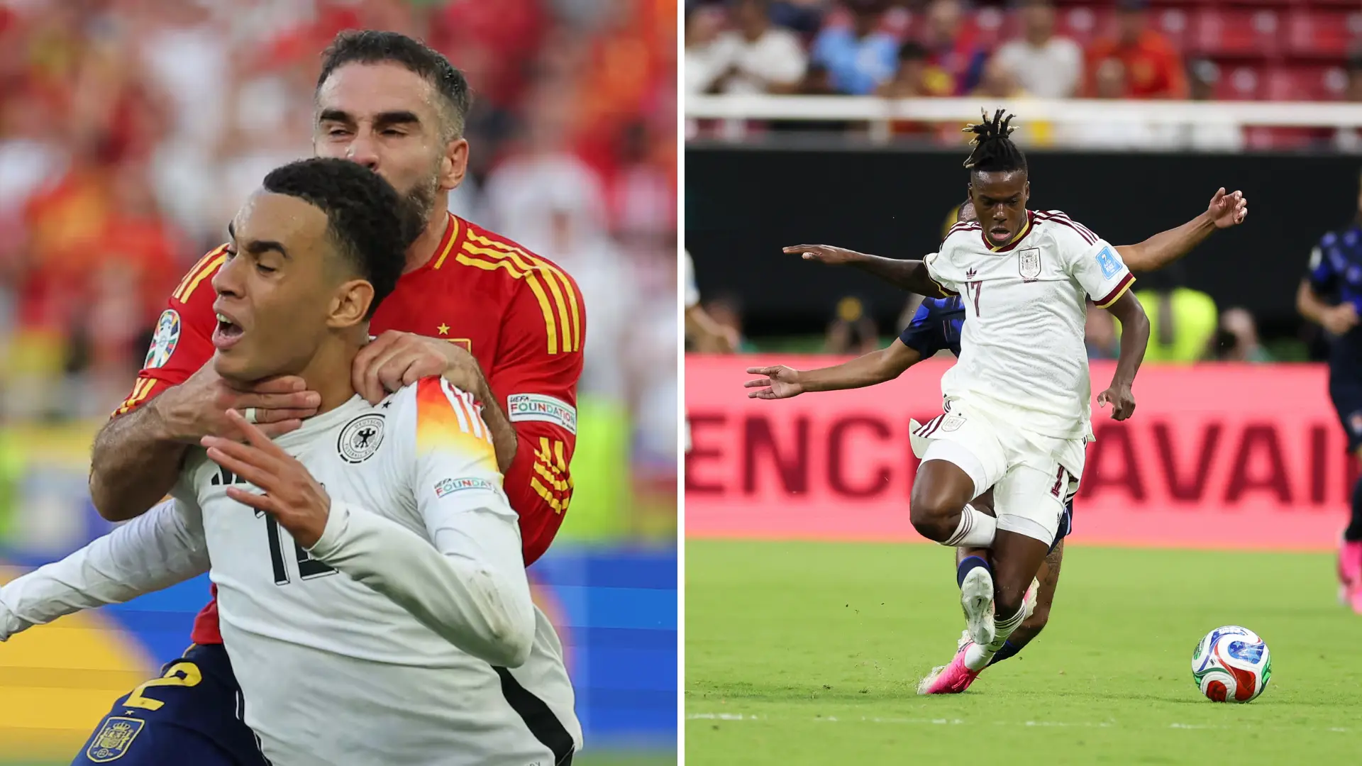 Nico Williams pone de ejemplo a Carvajal sobre cómo hacer una falta: "A Musiala le agarró del cuello, no fue a hacer daño"