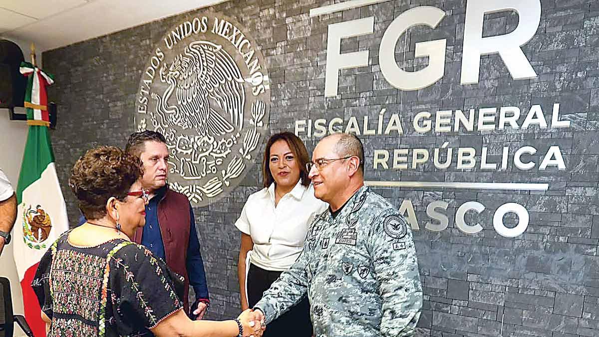 Godoy acude a sede de FGR en Villahermosa; más de 30% de fiscalías visitadas