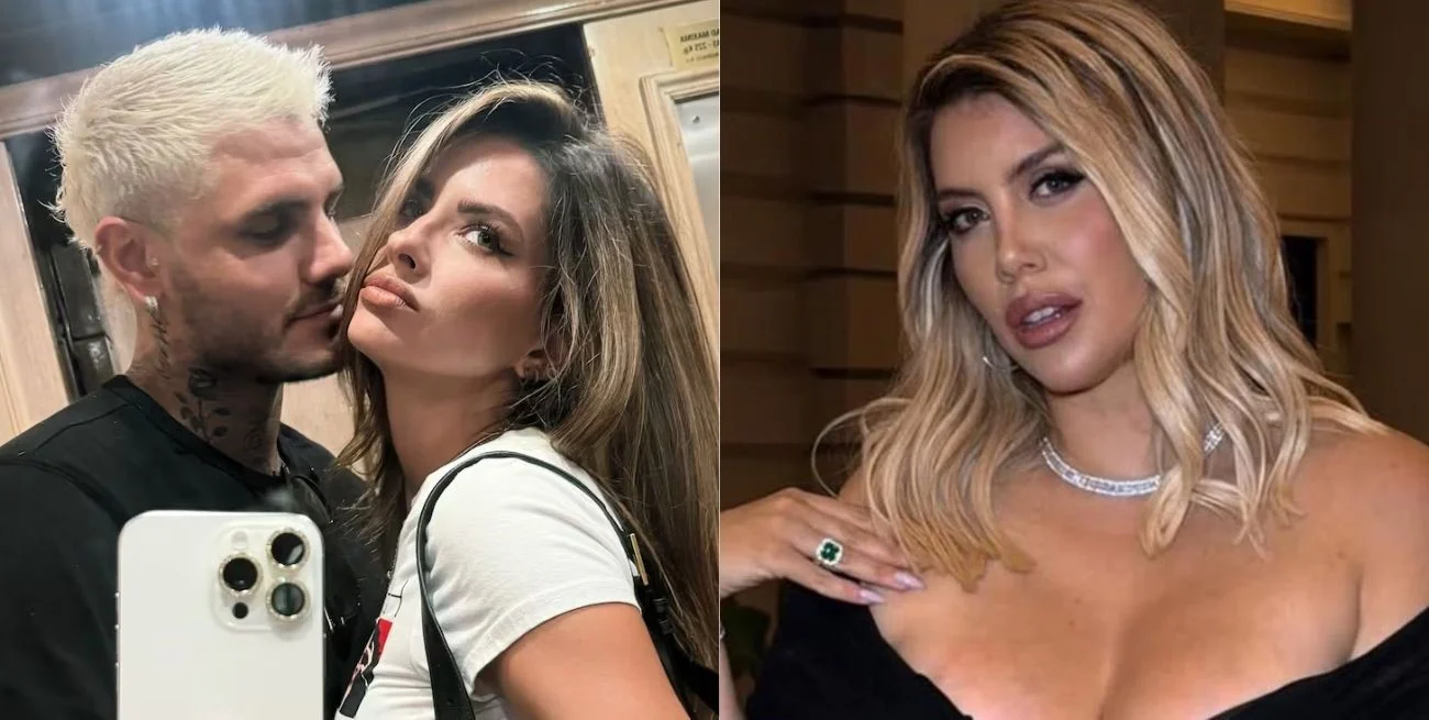 Se filtraron explosivos chats de Wanda Nara contra Mauro Icardi y la "China" Suárez