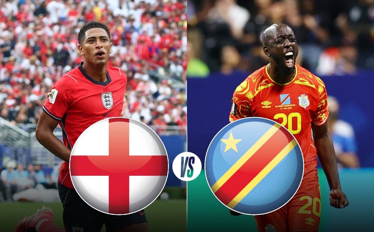 Dónde ver Inglaterra vs. RD Congo: hora exacta EN VIVO