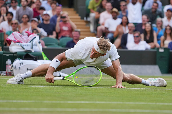 La frustración y la mala suerte derrotan de nuevo a Davidovich: no habrá españoles en cuartos de final de Wimbledon