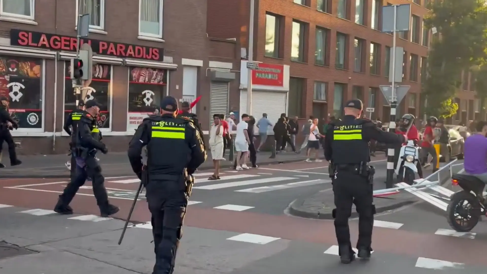 Disturbios en Países Bajos en la celebración de la victoria de Marruecos en el Mundial
