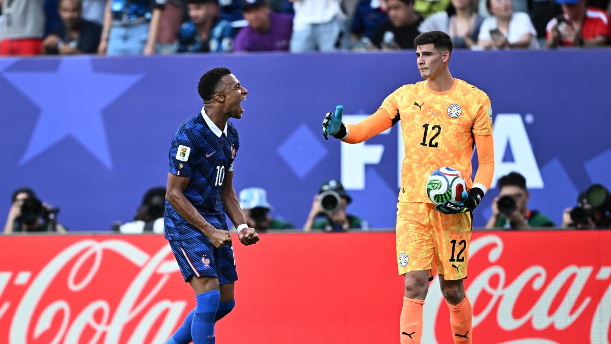 El terrible gesto de Mbappé con Orlando Gill, portero de Paraguay