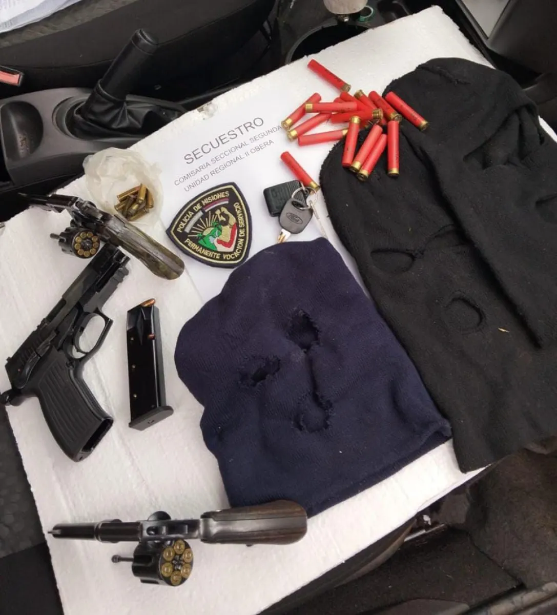 Incautan más armas ligadas a banda criminal brasileña que cayó en Oberá