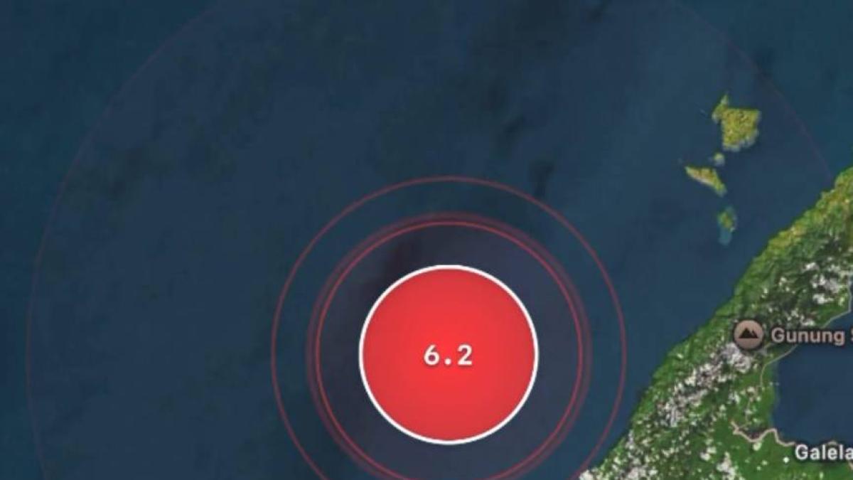 Fuerte sismo de magnitud 6.2 sacude Indonesia