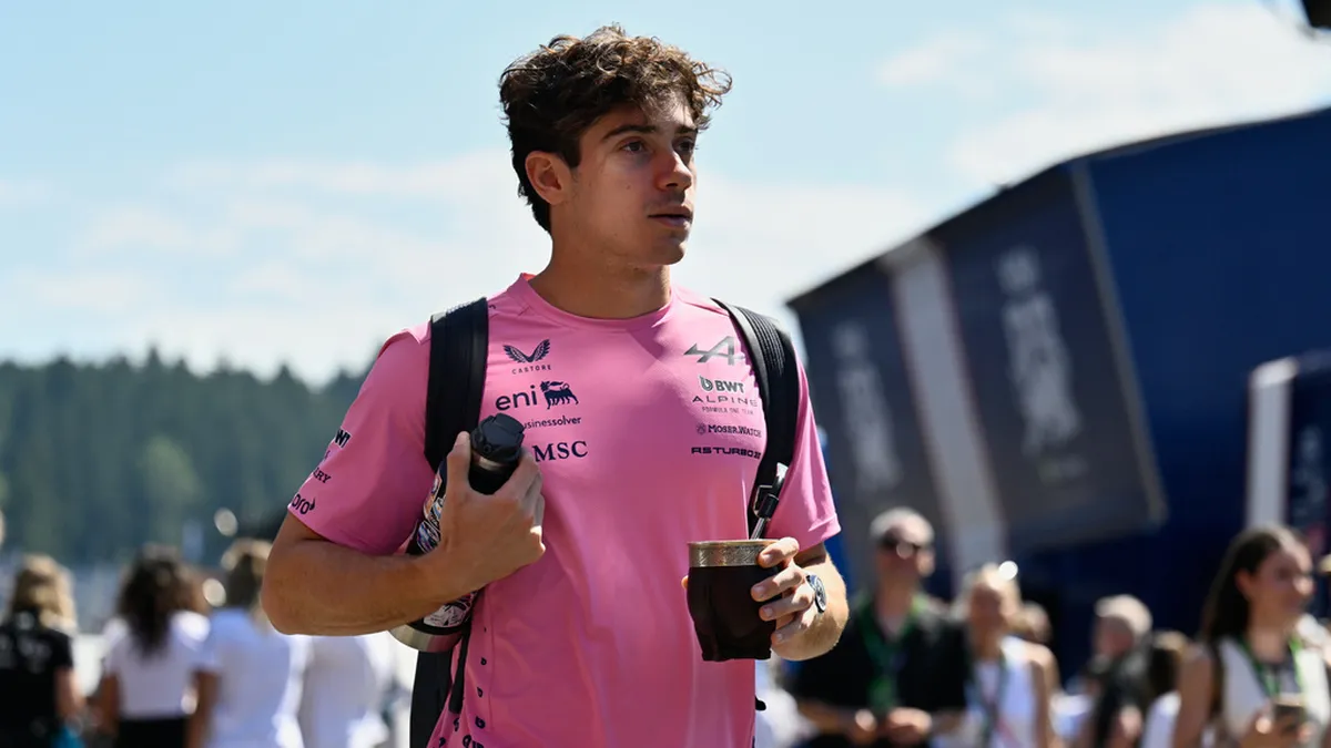 Franco Colapinto y la chicana a los ingleses de Alpine por el Mundial: "¿Cuántas Copas tienen?"