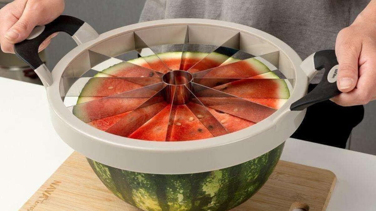 El cortador de sandía y melón que arrasa este verano: más rápido, limpio y sin esfuerzo