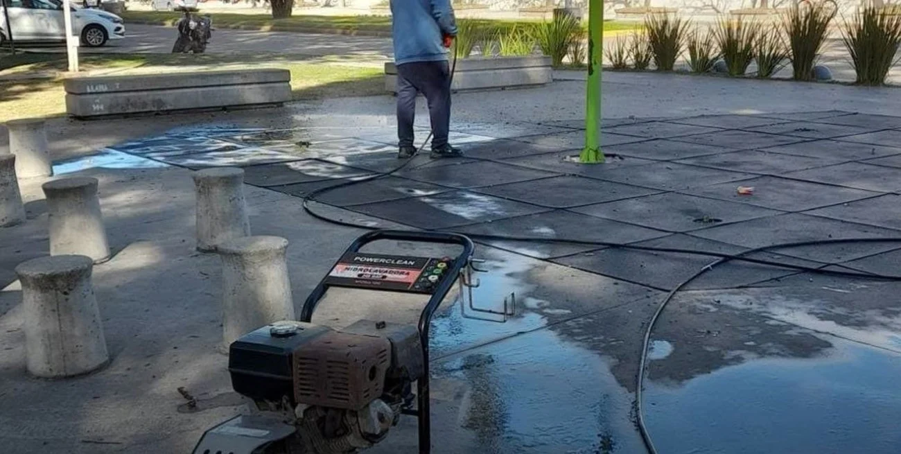Plaza Libertad: trabajos programados para conservar un espacio de encuentro más importantes de la ciudad