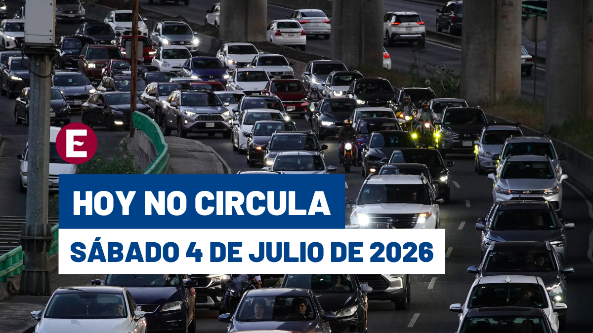 Hoy no Circula del primer sábado de julio deja en casa a estos autos