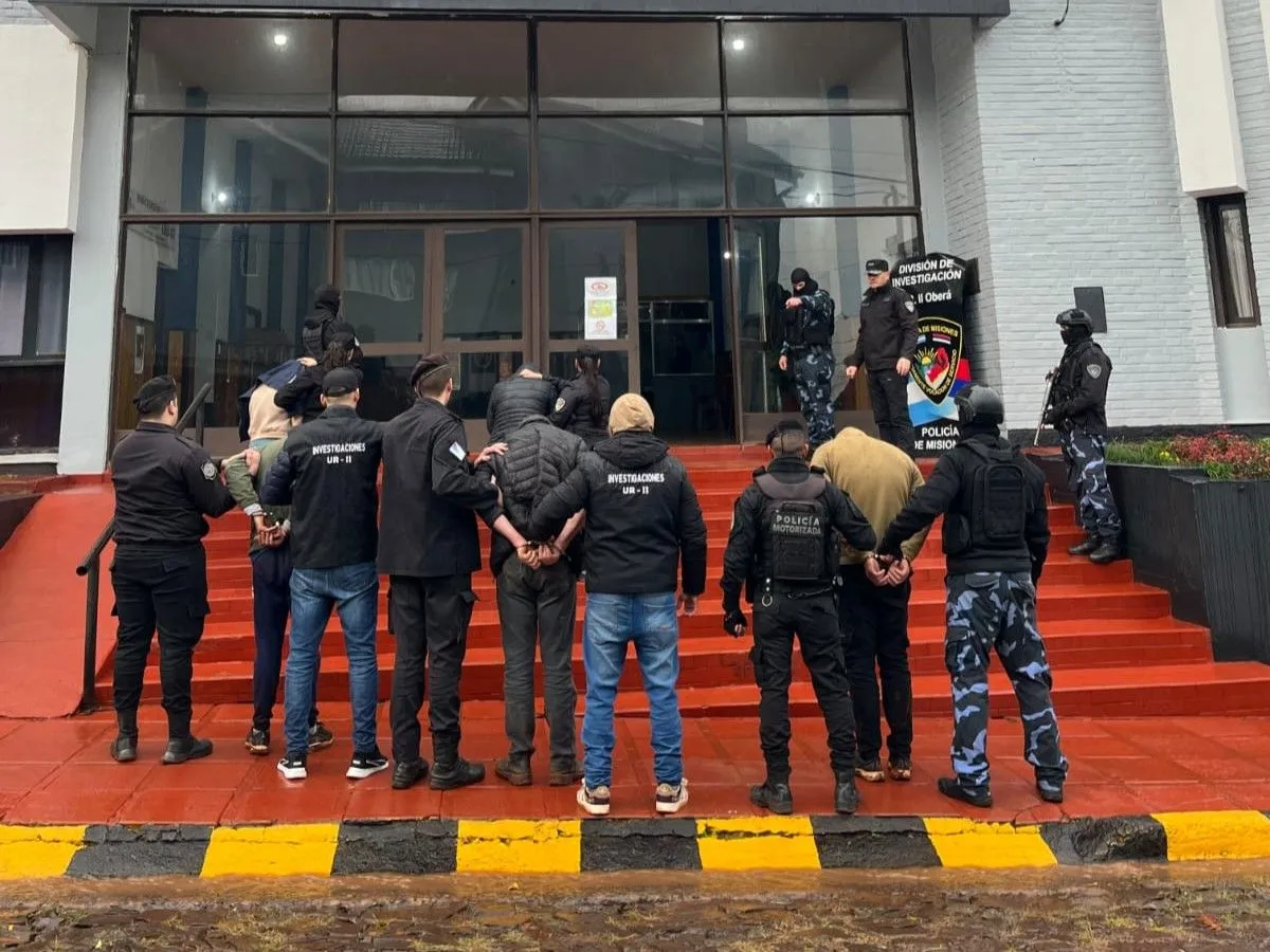 Dos prófugos con alerta roja de Interpol fueron detenidos junto a otros tres brasileños en Oberá