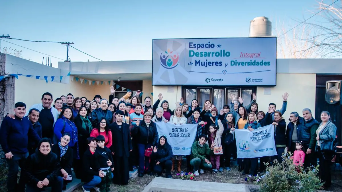 Avance para la inclusión: Caucete inauguró el nuevo Espacio de Desarrollo Integral de Mujeres y Diversidades