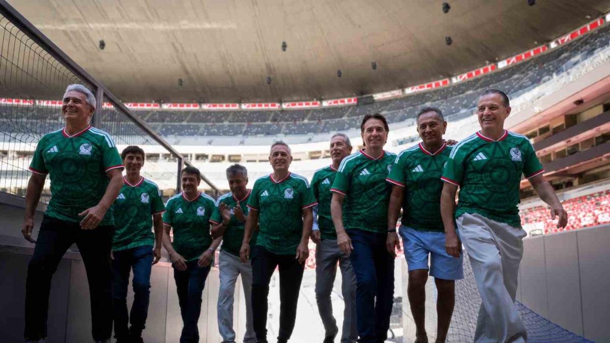 Los héroes de México 86 regresaron al Estadio Ciudad de México para inspirar al Tricolor