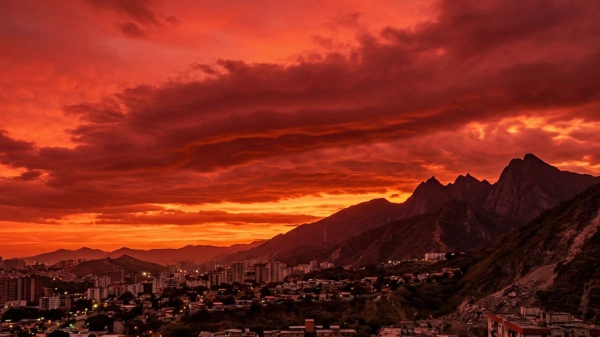 ¿Por qué el cielo se puso rojo? El fenómeno que sorprendió a Venezuela tras los fuertes terremotos