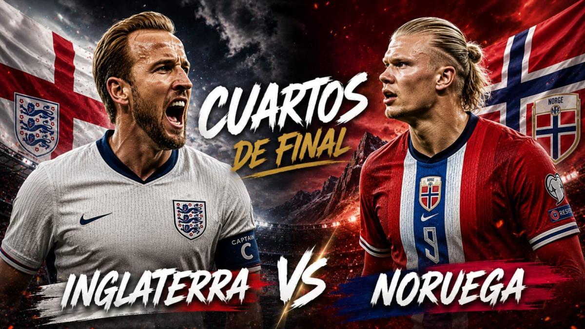 ¡Oficial! Inglaterra vs Noruega en los Cuartos de Final del Mundial 2026