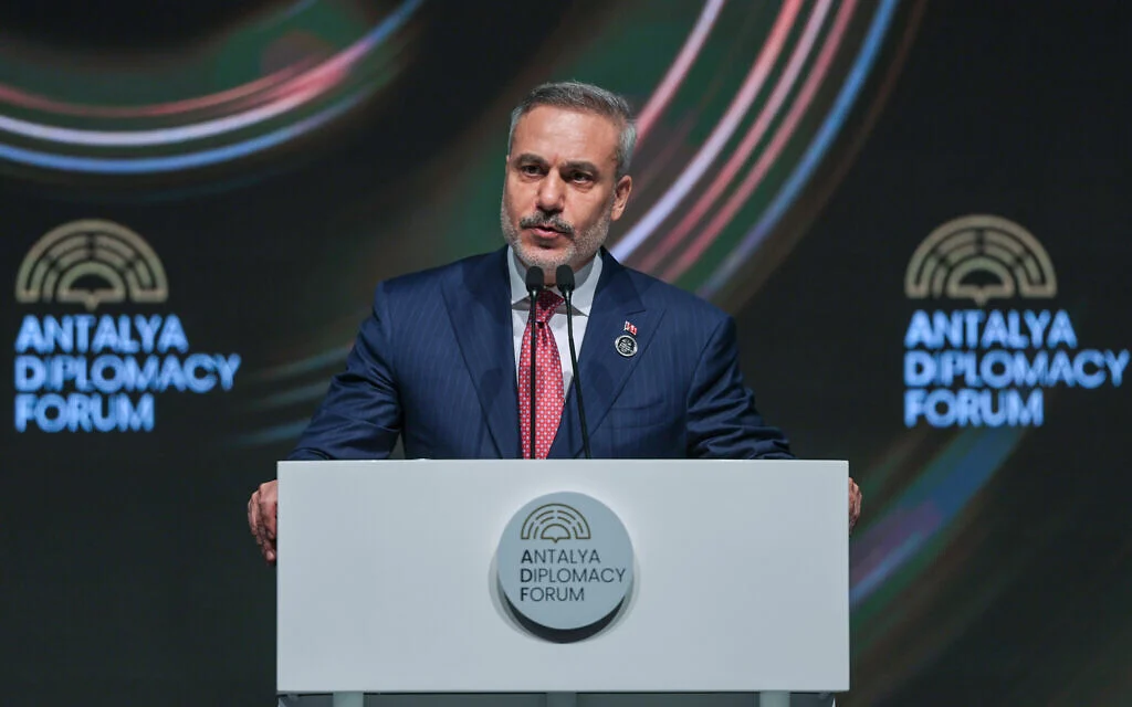 Sa'ar accuses Turkish FM of 'incitement to genocide' for saying humanity 'cannot bear' Israel