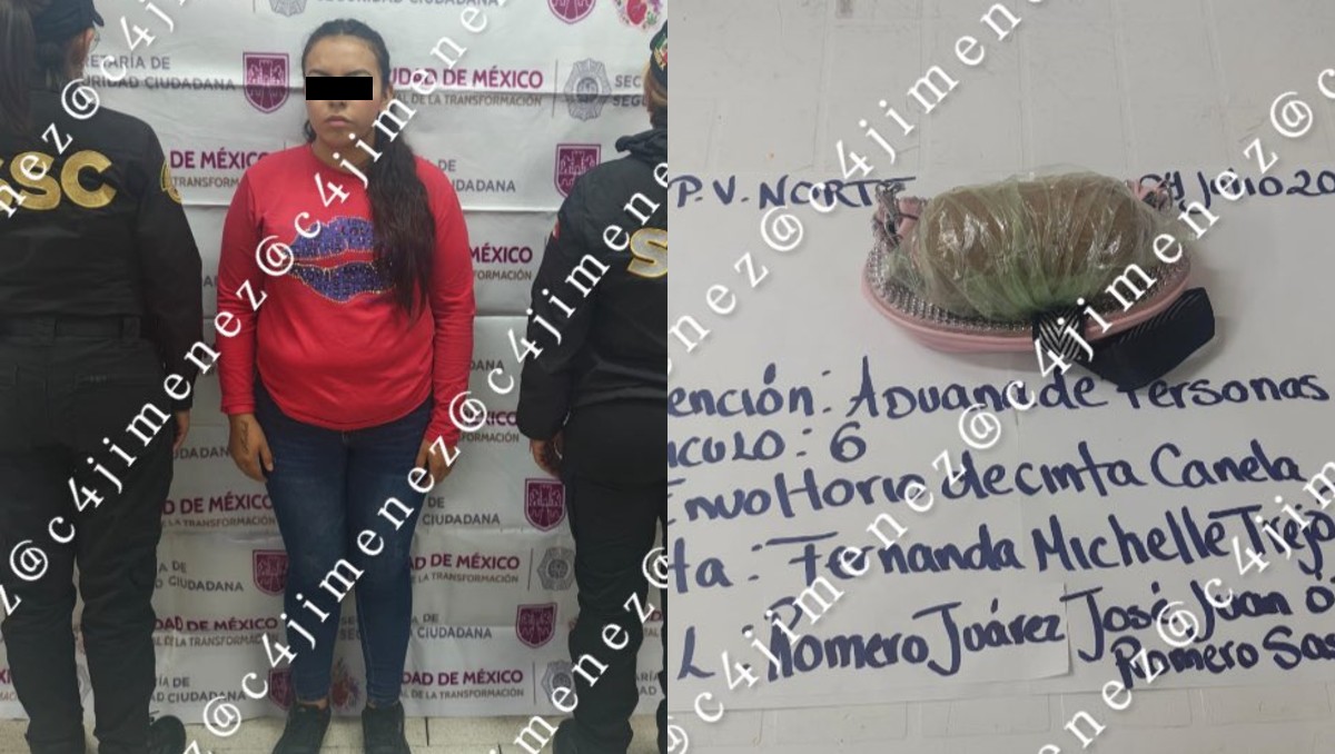 Detienen mujeres que intentaban ingresar tequila y droga a reclusorios