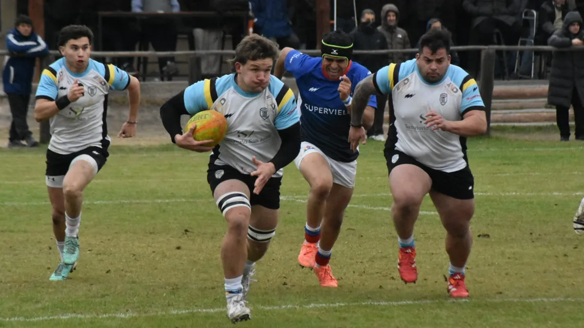 Goleada de Universitario en su primer triunfo en el Regional Cuyano de rugby Top 8 Oro