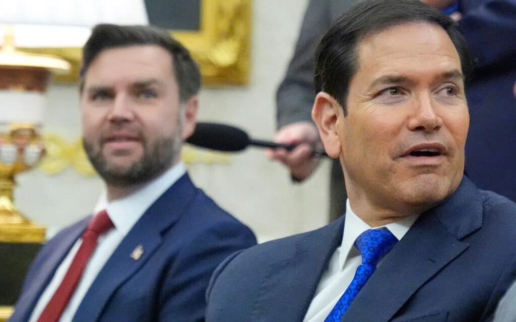 Vance and Rubio take different approaches as Iran tests their 2028 prospects